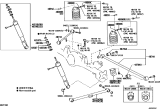 Diagram for Lexus GX470 Lateral Arm - 48740-35040