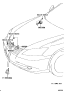 Diagram for 2004 Lexus ES330 Horn - 86510-48050