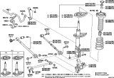 Diagram for Lexus ES350 Lateral Arm - 48710-06150