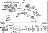 Diagram for 2024 Lexus TX550h+ Carrier Bearing Spacer - 90564-30076