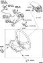 Diagram for 2015 Lexus RX350 Steering Wheel - 45100-48480-C0