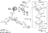 Diagram for Lexus UX250h Air Intake Coupling - 17751-24010