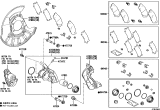 Diagram for 2025 Lexus UX300h Brake Caliper Bracket - 47821-10030