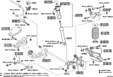 Diagram for Lexus UX200 Lateral Link - 48710-76010