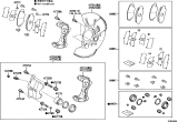 Diagram for 2025 Lexus UX300h Brake Pad Set - 04465-33480
