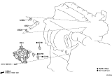 Diagram for Lexus UX300h Crankcase Breather Hose - 12262-24030