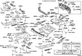 Diagram for 2021 Lexus UX250h Floor Pan - 58211-12800