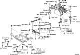 Diagram for Lexus IS300 Crossmember Bushing - 52278-30091
