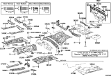 Diagram for 2020 Lexus RC300 Floor Pan - 58204-24010