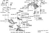 Diagram for Lexus IS300 Crossmember Bushing - 52275-30161