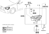 Diagram for 2024 Lexus RC300 Light Control Module - 89907-24040