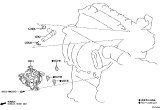 Diagram for Lexus UX300h Crankcase Breather Hose - 12262-24040
