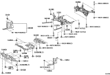 Diagram for Lexus UX200 Engine Cover - 51444-10020