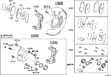 Diagram for 2025 Lexus UX300h Brake Caliper Bracket - 47722-76010