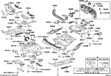 Diagram for 2021 Lexus UX250h Floor Pan - 58113-10080