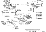Diagram for Lexus ES330 Crossmember Bushing - 52275-33050