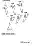 Diagram for 2007 Lexus RX350 Ignition Coil - 90919-02246