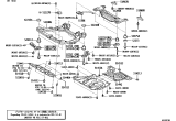 Diagram for Lexus ES330 Crossmember Bushing - 52217-28010
