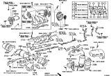 Diagram for Lexus RX330 Exhaust Manifold Gasket - 17173-20030