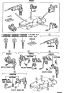 Diagram for 2000 Lexus LX470 Car Key - 69515-50040