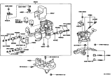 Diagram for 1992 Lexus LS400 ABS Pump And Motor Assembly - 44510-50020