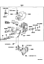 Diagram for 1992 Lexus LS400 ABS Pump And Motor Assembly - 44510-50030