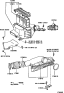 Diagram for 1994 Lexus SC300 Mass Air Flow Sensor - 22250-46010