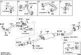 Diagram for Lexus RX350 Catalytic Converter - 17420-31760