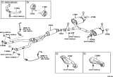 Diagram for 2012 Lexus IS250 Exhaust Hanger - 17508-31061