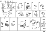 Diagram for 2012 Lexus ES350 Ignition Lock Assembly - 89611-30023