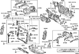 Diagram for Lexus CT200h Radiator Support - 53218-12901