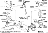 Diagram for 2022 Lexus UX250h Alignment Bolt - 48409-47011