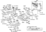 Diagram for 2023 Lexus ES300h Floor Pan - 58301-33900