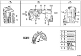 Diagram for Lexus ES300h Wheelhouse - 53808-33010