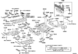 Diagram for 2023 Lexus ES300h Floor Pan - 58111-33101