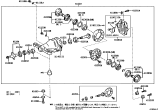 Diagram for 2022 Lexus RC F Carrier Bearing Spacer - 90521-99070
