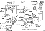 Diagram for 2024 Lexus RC350 Control Arm Bolt - 48198-30060