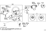 Diagram for 2017 Lexus NX200t Steering Wheel - 45100-53481-C0