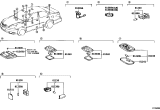 Diagram for 1992 Lexus SC300 Interior Light Bulb - 99132-13050