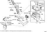 Diagram for Lexus ES330 Air Filter Box - 17705-20160