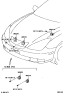 Diagram for 2004 Lexus ES330 Horn - 86520-33120