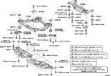 Diagram for Lexus ES330 Crossmember Bushing - 52203-33020