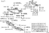 Diagram for Lexus ES330 Crossmember Bushing - 52271-33050