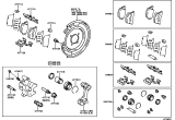 Diagram for 2004 Lexus ES330 Wheel Cylinder Repair Kit - 04479-48030