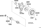Diagram for 2017 Lexus GS F Spindle Nut - 90177-26001