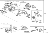 Diagram for 2024 Lexus TX550h+ Carrier Bearing Spacer - 90564-30077