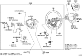 Diagram for 2016 Lexus RX350 Steering Wheel - 45100-48610-C1