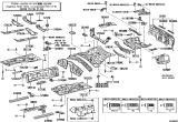 Diagram for 2010 Lexus GS350 Floor Pan - 58113-30190