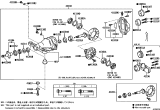 Diagram for 2022 Lexus RC F Carrier Bearing Spacer - 90521-99071