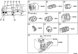 Diagram for 2015 Lexus ES350 Ignition Lock Assembly - 89611-30131
